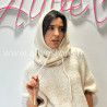 CAGOULE LÉA EN MAILLE TAUPE – ALIVE STORE