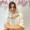 CAGOULE LÉA EN MAILLE TAUPE – ALIVE STORE