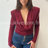 OP LOUNA BORDEAUX DÉCOLLETÉ PLONGEANT – ALIVE STORE