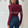 OP LOUNA BORDEAUX DÉCOLLETÉ PLONGEANT – ALIVE STORE