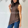 TOP GIULIA BEIGE DENTELLE ASYMÉTRIQUE – ALIVE STORE