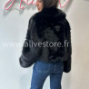 Veste Mia courte en fausse fourrure – beige ou noir | ALIVE STORE