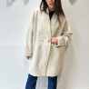 MANTEAU SARA BEIGE LAINE LONG – ALIVE STORE