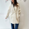 MANTEAU SARA BEIGE LAINE LONG – ALIVE STORE