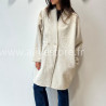 MANTEAU SARA BEIGE LAINE LONG – ALIVE STORE