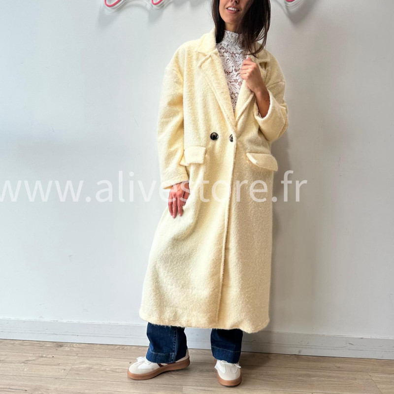 MANTEAU IVY LONG BEIGE MODERNE – ALIVE STORE