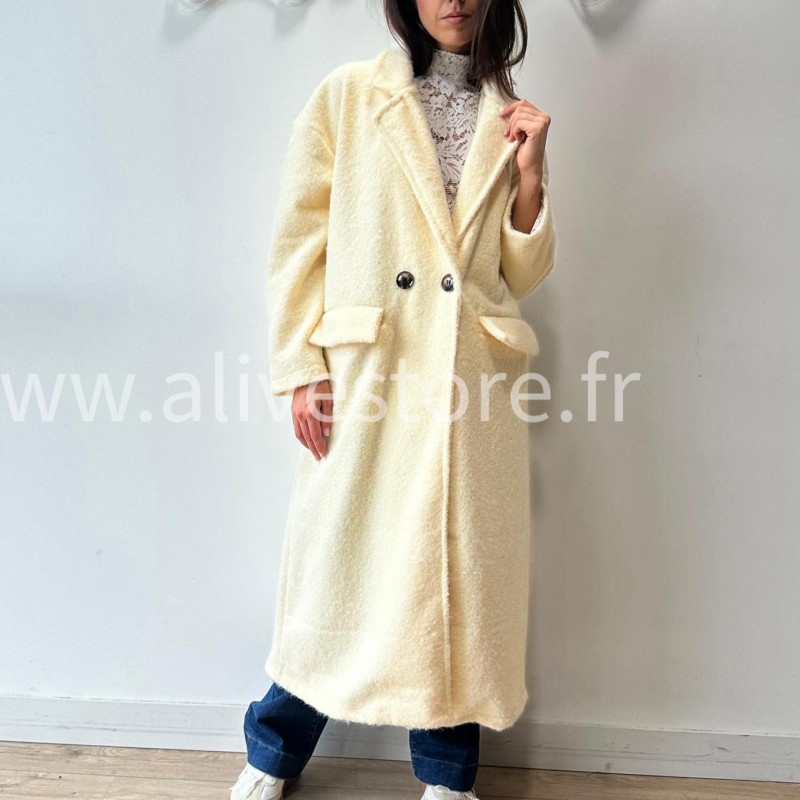 MANTEAU IVY LONG BEIGE MODERNE – ALIVE STORE