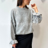 PULL LOREN BLANC MANCHES BOUFFANTES – ALIVE STORE