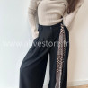 PANTALON LOU LARGE BEIGE AVEC FOULARD – ALIVE STORE