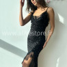 ROBE LONGUE SEQUINS BORDEAUX FÊTES – ALIVE STORE