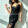 ROBE LONGUE SEQUINS BORDEAUX FÊTES – ALIVE STORE
