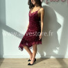 ROBE MI-LONGUE SEQUINS NOIR FÊTES – ALIVE STORE