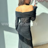 ROBE LÉNA EN DENTELLE BORDEAUX – ALIVE STORE