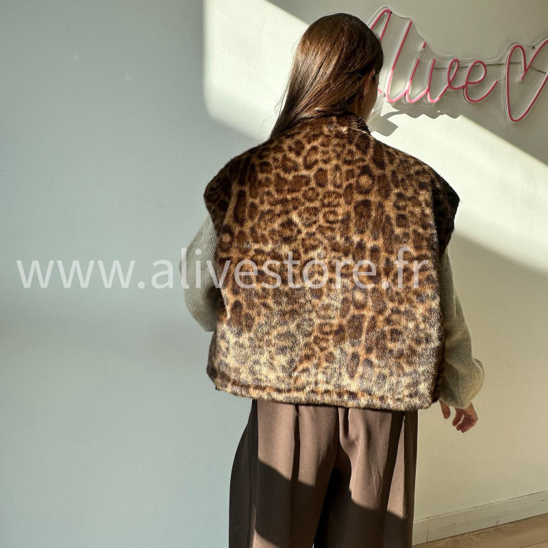 Veste réversible fourrure femme – ALIVE STORE