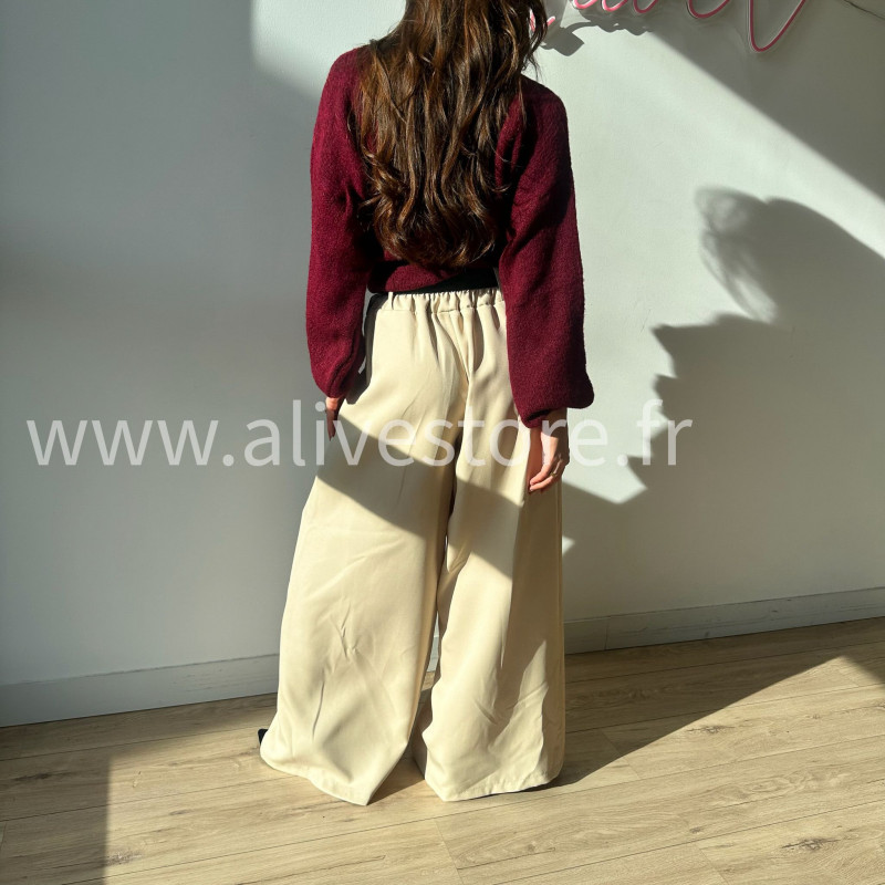 Pantalon large Eva femme ceinture incluse Alive Store