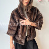 Fourrure Léa femme veste douce manches 3 4 Alive Store