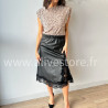Jupe Livia simili dentelle noire femme Alive Store