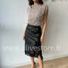 Jupe Livia simili dentelle noire femme Alive Store