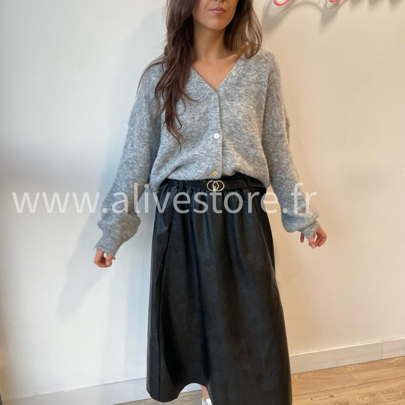 Gilet Élya femme maille douce col V Alive Store