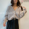 Gilet Élya femme maille douce col V Alive Store