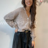 Gilet Élya femme maille douce col V Alive Store