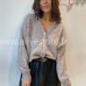Gilet Élya femme maille douce col V Alive Store