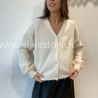 Gilet Élya femme maille douce col V Alive Store