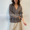 Gilet Élya femme maille douce col V Alive Store