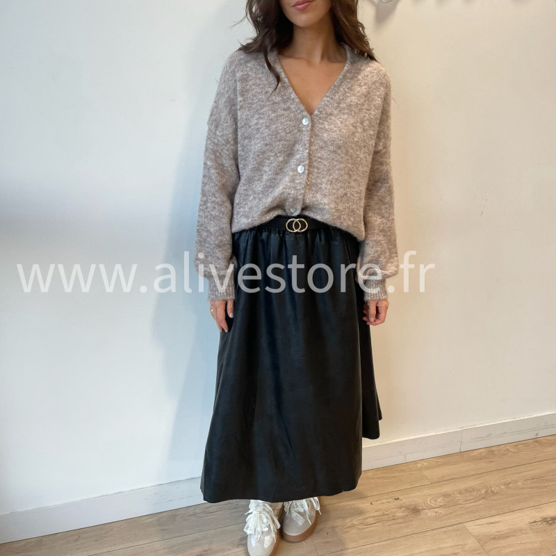 Jupe Mila simili femme avec ceinture Alive Store