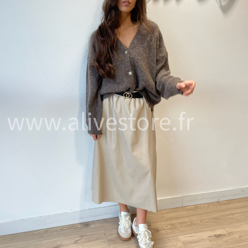 Jupe Mila simili femme avec ceinture Alive Store