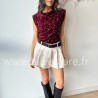 Jupe-short Léna plissée femme Alive Store