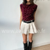 Jupe-short Léna plissée femme Alive Store