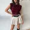 Jupe-short Léna plissée femme Alive Store