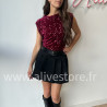 Jupe-short Léna plissée femme Alive Store