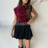 Jupe-short Léna plissée femme Alive Store