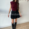 Jupe-short Léna plissée femme Alive Store