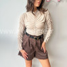 Short dentelle Elya femme avec ceinture – Alive Store
