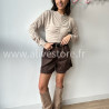Short dentelle Elya femme avec ceinture – Alive Store