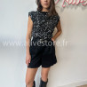 Haut à sequins Giulia femme – Alive Store
