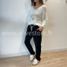 Pantalon Nora femme avec ceinture foulard – Alive Store