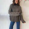 Pull Tracy torsadé femme col roulé – Alive Store