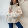 Pull Tracy torsadé femme col roulé – Alive Store