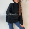 Pull Tracy torsadé femme col roulé – Alive Store
