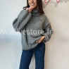 Pull Lia col roulé laine femme – Alive Store