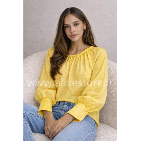 BLOUSE SATINÉE LÉA