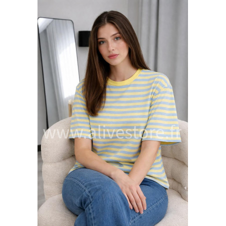 T-SHIRT MARINIÈRE LÉA