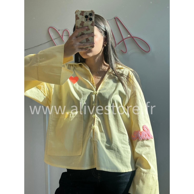 CHEMISE LOVE CŒUR