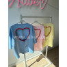 T-SHIRT LÉA CŒUR DOS