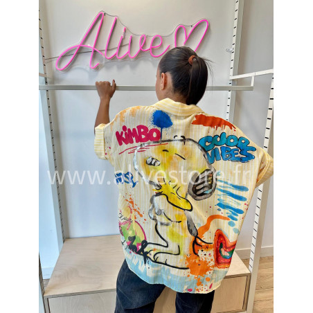 CHEMISE SNOOPY COLOR