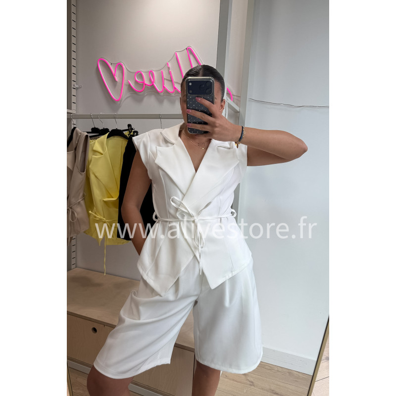 ENSEMBLE TAILLEUR SHORT AMÉLIA